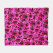 Polaire Fleurs De Géranium Magenta, Couverture De Toison M (Devant (Horizontal))