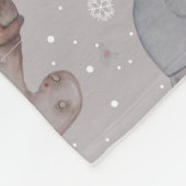 Polaire Floral Nursery Vacances imprimer couverture bébé (Coin)