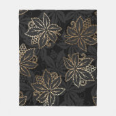 Polaire Flore Damask motif flece couverture (Devant)