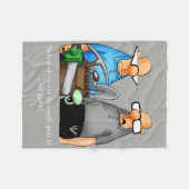 Polaire Funny Golf Humour Jetez une couverture Cadeau (Devant (Horizontal))