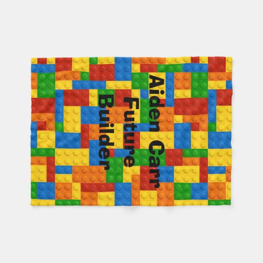 Polaire Futurs blocs de constructeur - couverture de bébé (Devant (Horizontal))