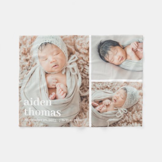 Polaire Galerie Simple De Trois Couverture Photo Personnal (Devant (Horizontal))