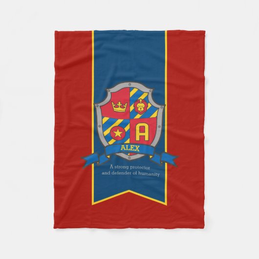 Polaire Garçons Alex ou Un nom et une couverture (Devant)