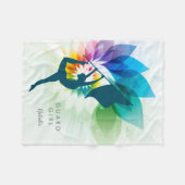 Polaire Garde couleur personnalisable Jetez la couverture (Devant (Horizontal))