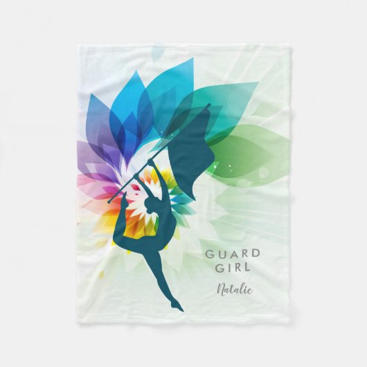 Polaire Garde couleur personnalisable Jetez la couverture (Devant)