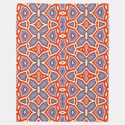 Polaire Grande couverture 60" x 80" Design classique multi (Devant)