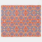 Polaire Grande couverture 60" x 80" Design classique multi (Devant (Horizontal))