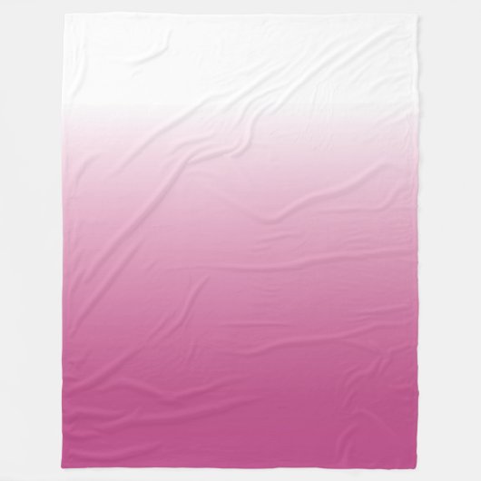 POLAIRE GRANDE COUVERTURE DU ROSE OMBRE (Devant)