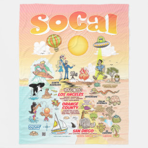 Polaire Grande couverture en toison SoCal