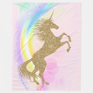 Polaire Grande couverture licorne