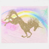 Polaire Grande couverture licorne (Devant (Horizontal))