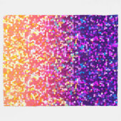 Polaire Graphique de Parties scintillant de couverture en (Devant (Horizontal))