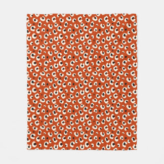 Polaire Gras Empreinte de léopard Élégant Couverture en po