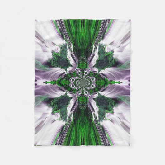 Polaire Green Ocean Cascade Fleece Couverture bébé (Devant)
