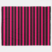 Polaire Grilles Magenta & Noir Grosse couverture en polair (Devant (Horizontal))