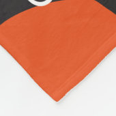 Polaire Grognement, orange noire de couverture d'ouatine (Coin)