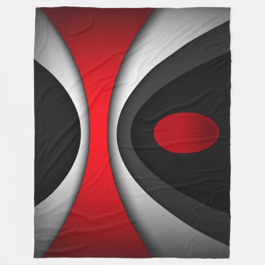 Polaire Grosse couverture en polaire, moderne, abstrait, r (Devant)