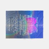 Polaire Guardian Angel Coeur et couverture d'amour (Devant (Horizontal))