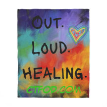 Hors couverture de fierté de guérison forte