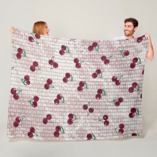 Polaire Illustration de couverture au crochet cerise – Ros