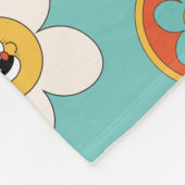 Polaire illustration rose couverture en toison de fleurs r (Coin)