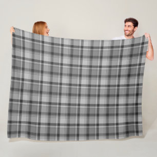 Polaire Impression de flanelle grise, couverture en polair