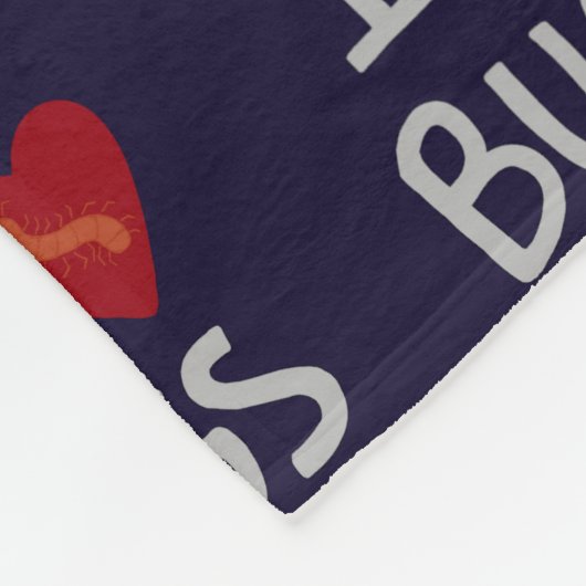 Polaire J'aime couverture de bugs (Coin)