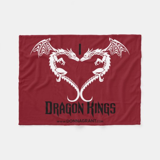 Polaire J'aime la couverture de rois de dragon (Devant (Horizontal))