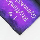 Polaire J'aime la couverture d'ouatine de gymnastique (Coin)