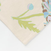 Polaire Jolie couverture de fleurs (Coin)