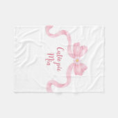 Polaire Jolie couverture pour bébé fille (Devant (Horizontal))