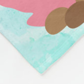 Polaire Jolie Sirène Fleece personnalisée Couverture bébé (Coin)