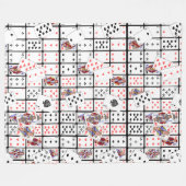 Polaire Jouer Cartes Poker Euchre Jeter couverture (Devant (Horizontal))