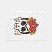 Polaire Jour de la couverture crâne de sucre mort (Devant (Horizontal))