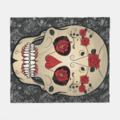 Polaire Jour du crâne rose de la couverture de la flotte m (Devant (Horizontal))