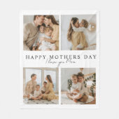 Polaire Joyeuse couverture photo de la Fête des Mères - I  (Devant)