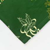 Polaire joyeux noël fleese couverture modèle (Coin)