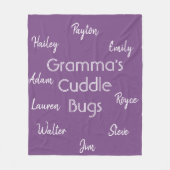 Polaire La couverture de la grand-mère entièrement (Devant)