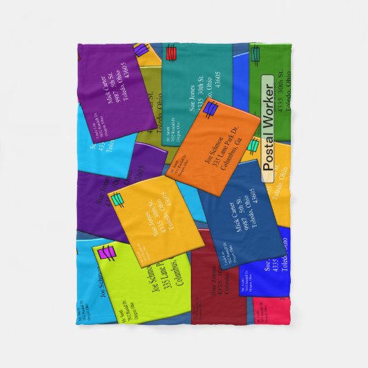 Polaire La couverture d'ouatine de travailleur postal (Devant)