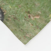 Polaire La couverture noire et par gris customisée de jeep (Coin)