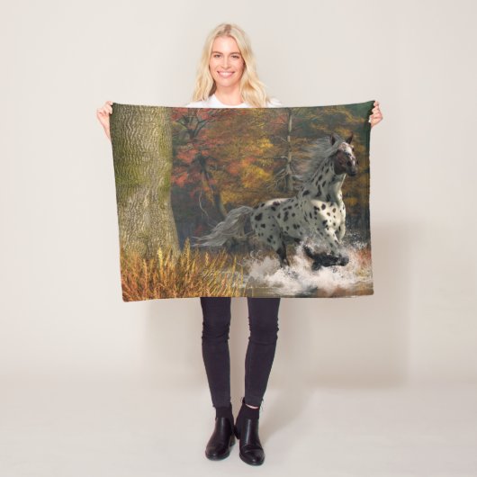 Polaire La couverture sauvage d'Appaloosa (En situation)