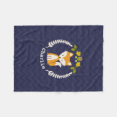 Polaire La guirlande Chevron de Fox badine la couverture (Devant (Horizontal))