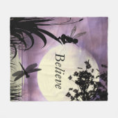 Polaire La lune féerique croient la couverture d'ouatine (Devant (Horizontal))