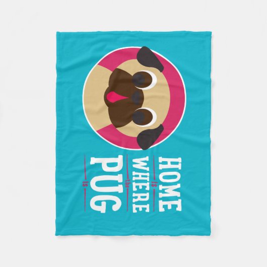 Polaire La maison est où le carlin est couverture (Devant)