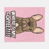 Polaire Là où est ma couverture de coton de café (Devant (Horizontal))