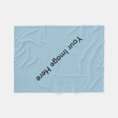 Polaire La photo vide font votre propre couverture (Devant (Horizontal))