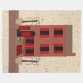 Polaire La Pierre De Broncage Avec Couverture En Pelouse D (Devant (Horizontal))