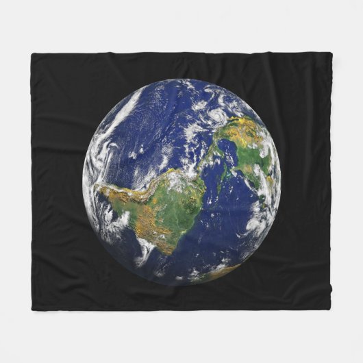Polaire La TERRE de la couverture faite sur commande (Devant (Horizontal))