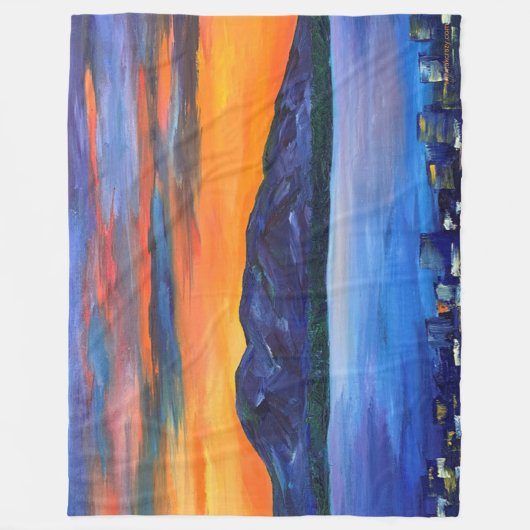 Polaire Lady dormante toison couverture  (Devant)