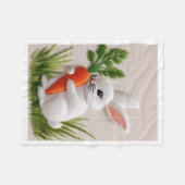 Polaire Lapin Mignon Avec Couverture De Carotte (Devant (Horizontal))